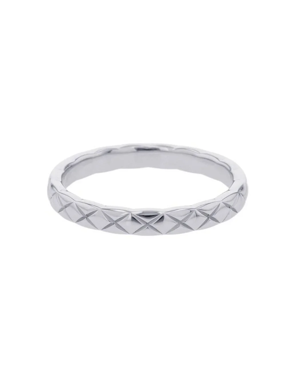 Chanel Ring Coco Crush Collection Marriage Small Diamond Platinum